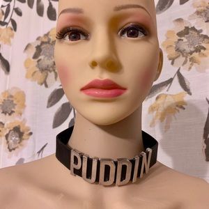 NWT Hot Topic Harley Quin Choker “Puddin”